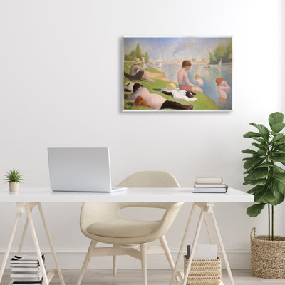 Afternoon Bathers Georges Seurat Wall Plaque, design by Georges Seurat