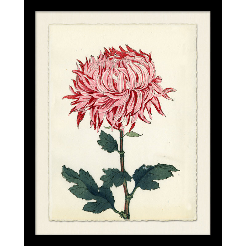 Pink Floral Wood Block I Painting