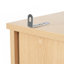 Armoire de salle de bain autoportante de 67,7 po de hauteur, style américain traditionnel, 1 porte avec tablette réglable, 3 tiroirs, rangement ouvert, poignées en métal doré, charnières amortissantes, conception peu encombrante
