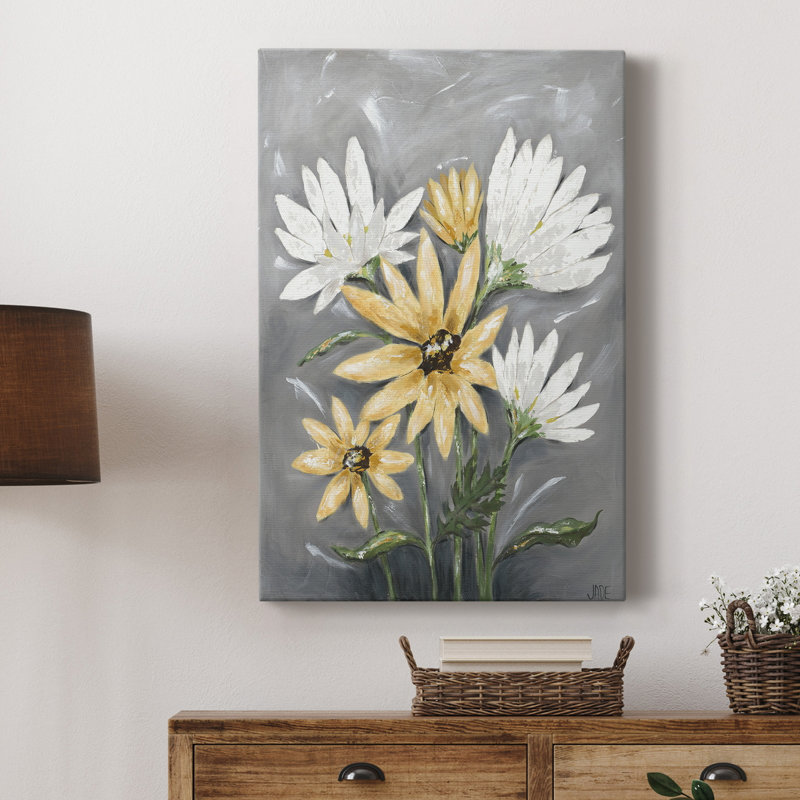 Summer Daisies I - impression, H 27 po x l 18 po x P 1 po
