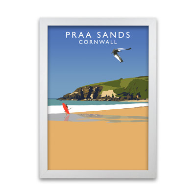 Praa Sands 1 Piece Single Picture Frame Wall Art
