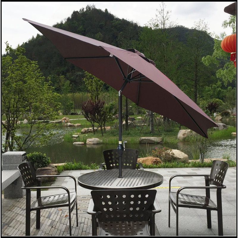 Parasol exceptionnel de 9 pi, Chocolat