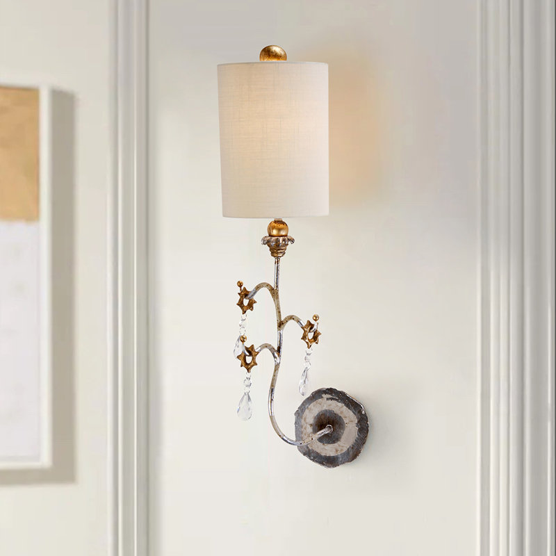 Eidson Steel Armed Sconce, Silver