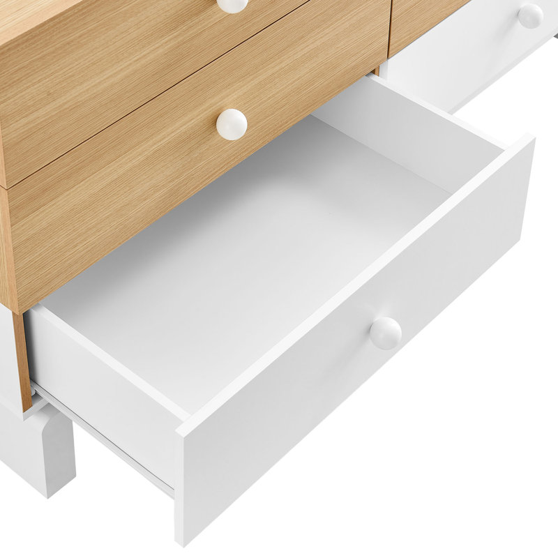 Commode 6 tiroirs Nolia