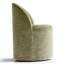 Chaise roulante rembourrée roulante en chenille avec roulettes cachées (ensemble de 2)-1970465681