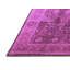Tapis mauve lavable à la machine de style Mid-Century moderne 687-601031667