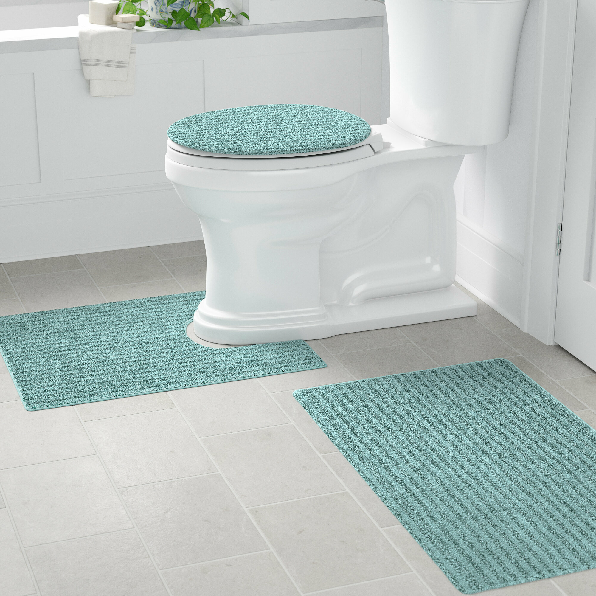 Latitude Run® Aighan 3 Piece Ultra Soft and Absorbent Memory Foam Bath Rug  Set with Non-Slip Backing & Reviews - Wayfair Canada