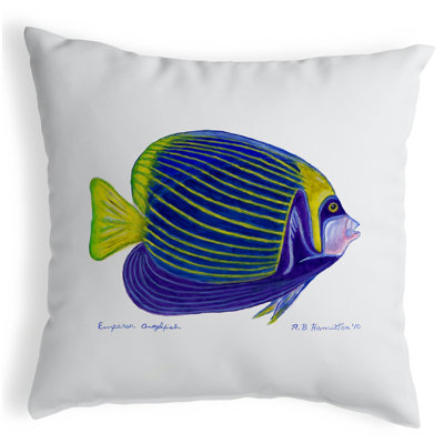  Housse et insert de coussin carré Emperor Angelfish