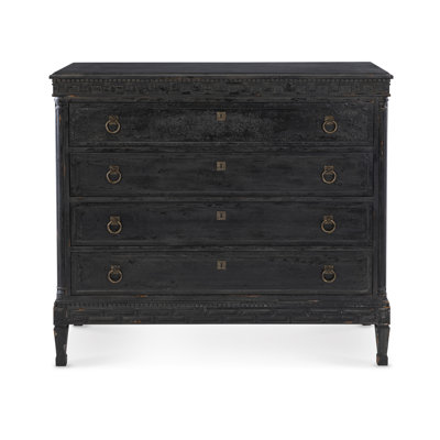 Maitland Smith Solid Wood 46'' W 4 - Drawer Dresser