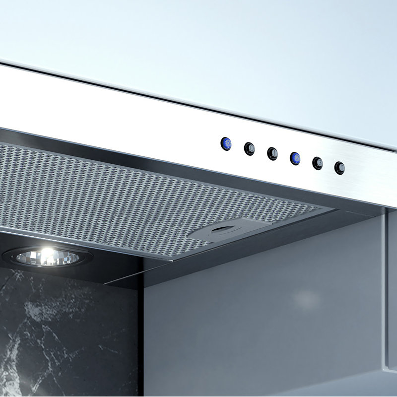 30" 600 CFM Ducted Under Cabinet Range Hood in Stainless Steel