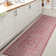 Aaleayah Medallion Textured Weave Fuchsia/Light Gray Indoor/Outdoor Rug