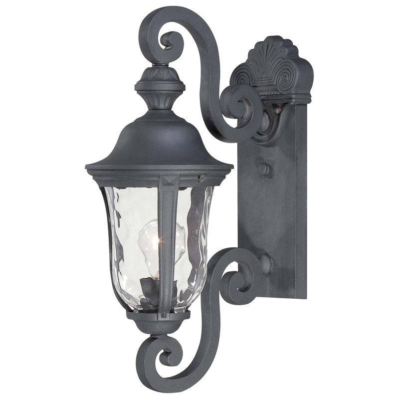 Lanterne murale d'extérieur Nicola H 19,75 ", Non, Noir
