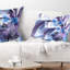 Coussin lombaire en fleur symétrique floral
