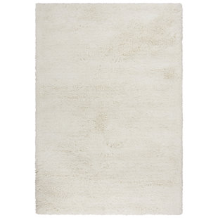 Wensess Handmade Tufted Ivory Area Rug