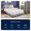 27cm Memory Foam Pocket Sprung Mattress-109323054-109323055