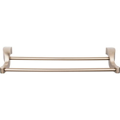 Aqua Double 31 1/4" Wall Mounted  Towel Bar