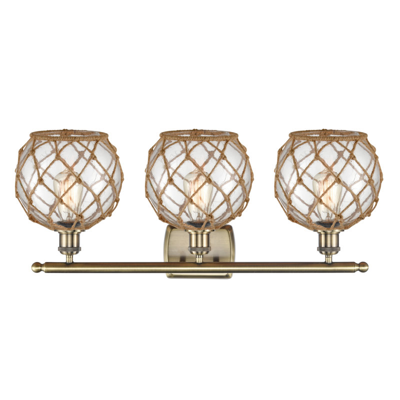 Éclairage pour meuble-lavabo à intensité variable Lovisa, Transparent, DEL, 3 lumières