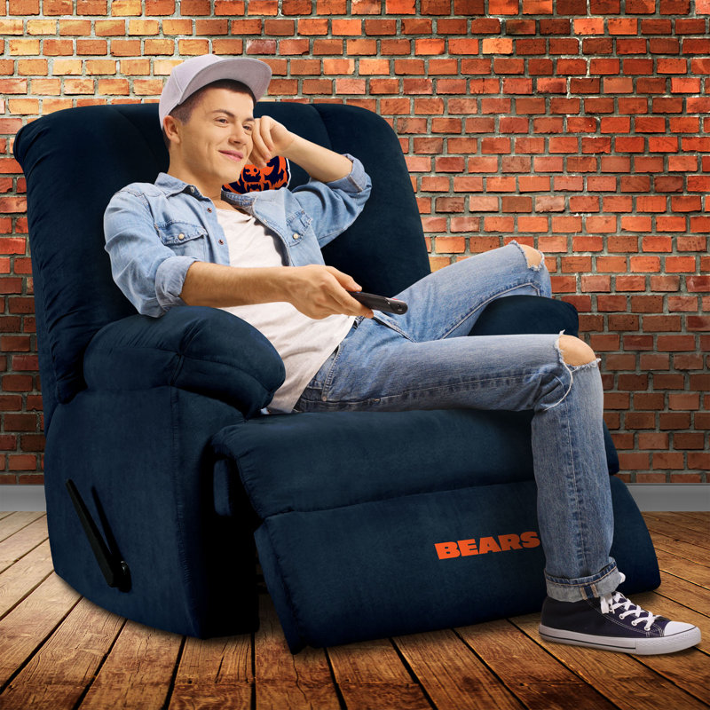 NFL Upholstered Recliner, Chicago Bears