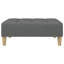 Tissu gris foncé 30,3 po x 21,7 po x 12,2 po Ebern Designs