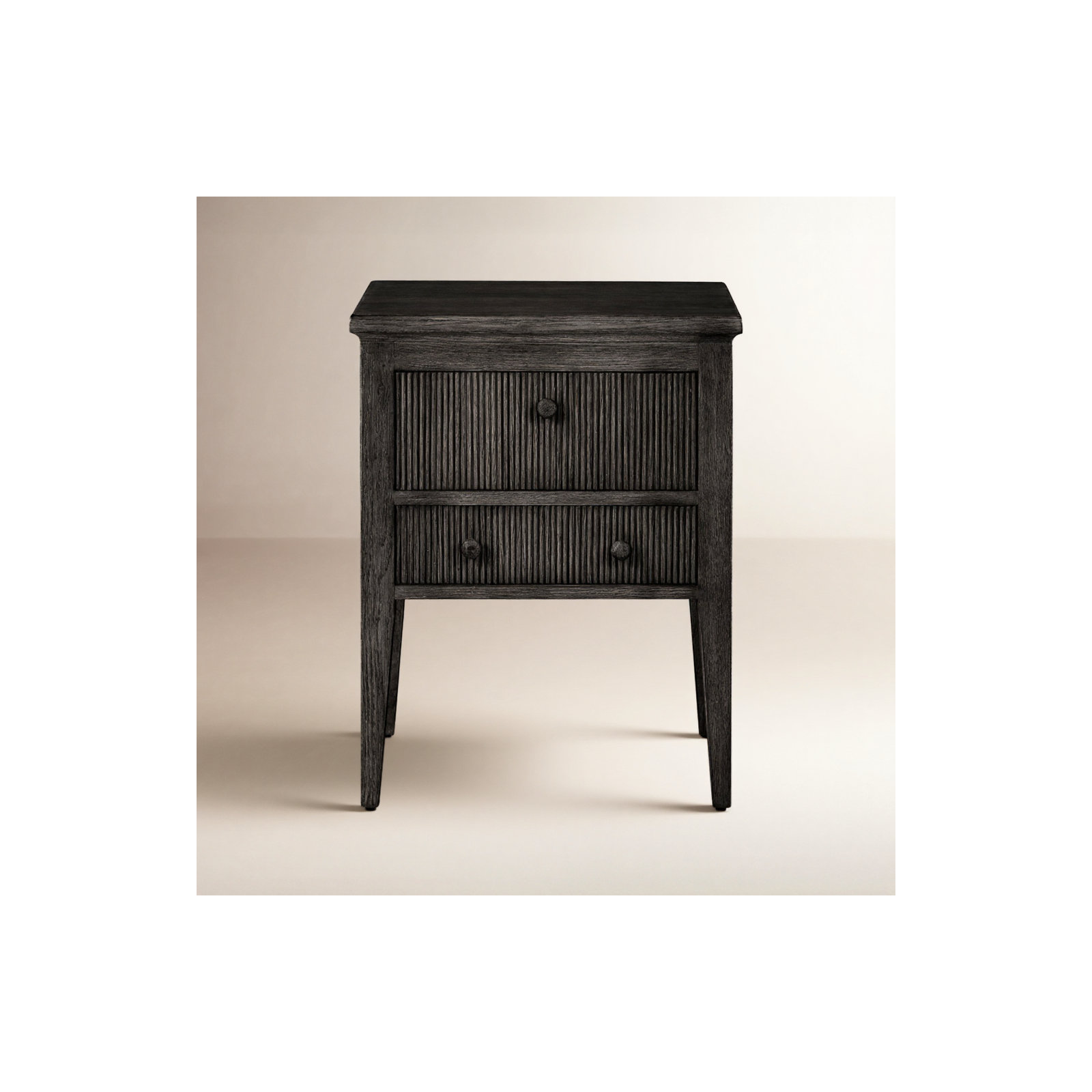 Bush Nightstand, Distressed Black