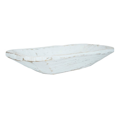 Bol décoratif blanc Troene