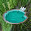 Bain d'oiseaux avec piquet Lilypad