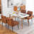 Dining Chairs (Set of 4) Mid Century Modern Kitchen Chair Comfortable Upholstered Faux Leather Dinner Chairs for Kitchen Dining Room-738935652