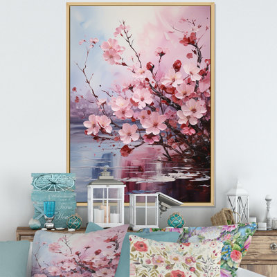 «Cherry Blossom Flower Meadow II», reproduction sur toile