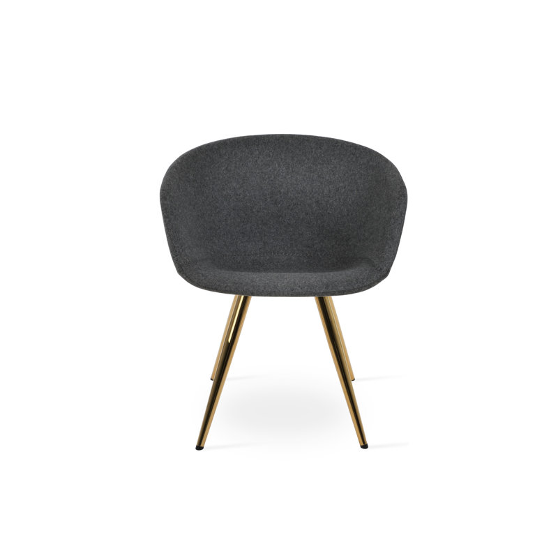 Fauteuil Tribeca Star, Laine argentée, Naturel