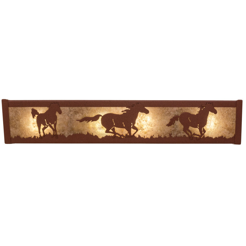 Rustic Lodge 4 - Light Bath Bar, 12W