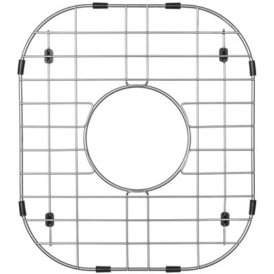 11.69-in x 13.19-in Center Drain Stainless Steel Sink Grid