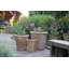 Pots de fleurs coniques évasés en grès, lot de 3 - Intérieur/Extérieur