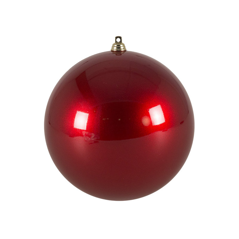 Bauble, Red, 14cm Diameter