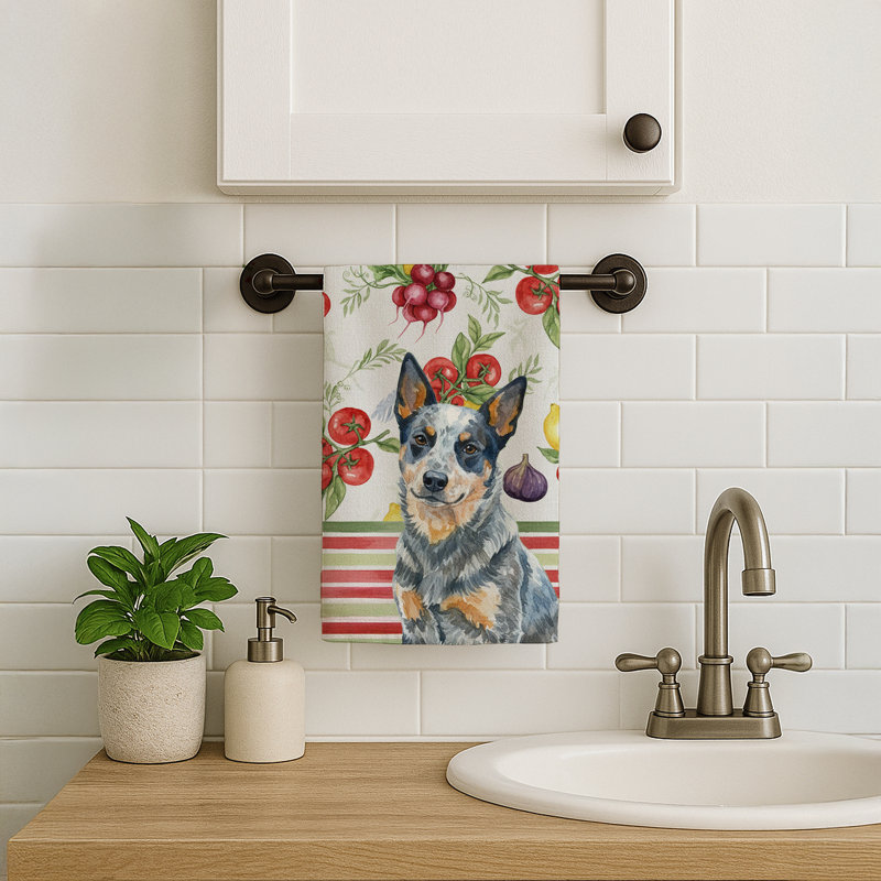 Serviette de cuisine Blue Heeler, Bouvier australien bleu Heeler