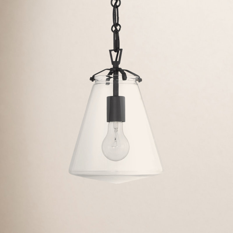 Blair 1 - Light Bell Pendant, Matte Black