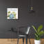  «Fall Splendor 4 Navy» par Silvia Vassileva, art mural en verre acrylique, 24 po x 24 po-1424003084
