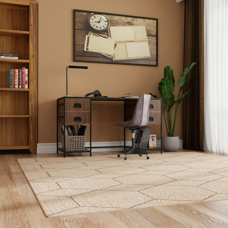 Sheglita Abstract Indoor Rug, Square 12'2"
