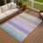 Machine Washable Indoor/Outdoor Chantille ACN2313 Stripes Rug-129735003