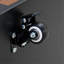 Table basse / table d'appoint moderne 27,6 po avec plateau pliable et roulettes, rangement à plusieurs niveaux-255337113