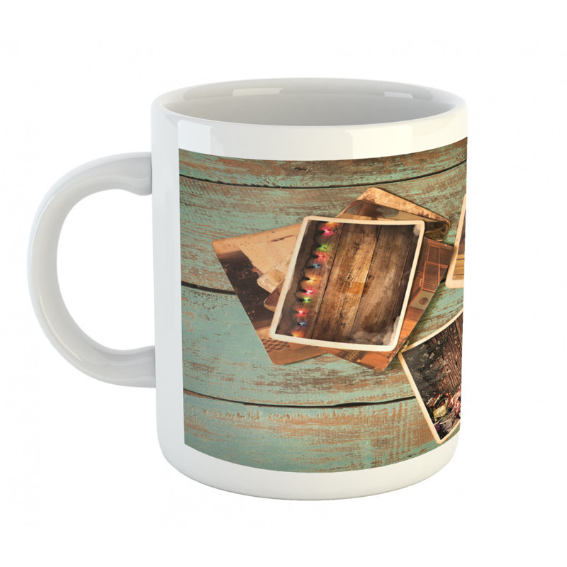 Grande tasse à café collage