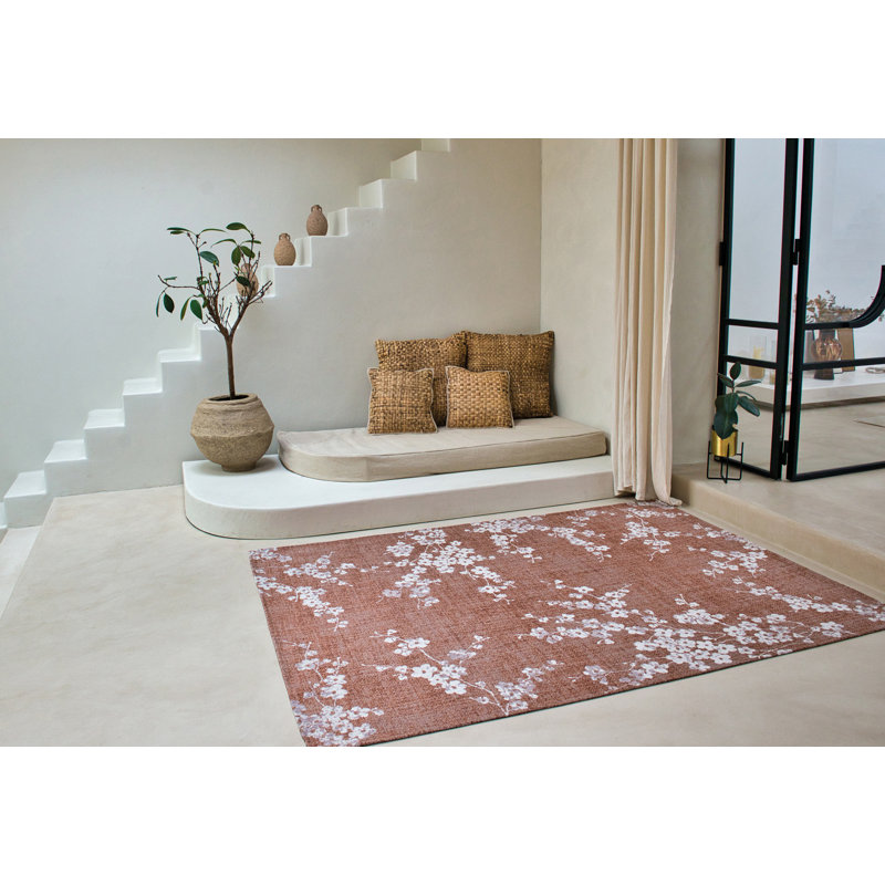 Floral Recycled P.E.T Area Rug, Rectangle 200 x 280cm