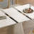 Retractable Rock Slab Folding Dining Table