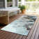 Machine Washable Indoor/Outdoor Cinead ACN1688 Teal Rug