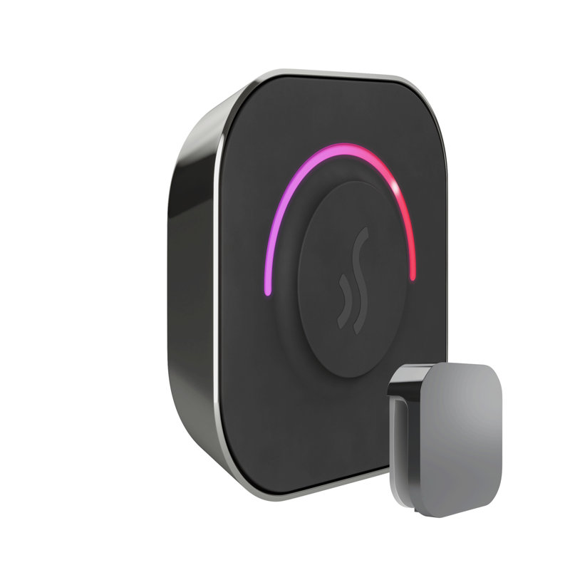 Tempotouch steam shower control and steamhead , Black