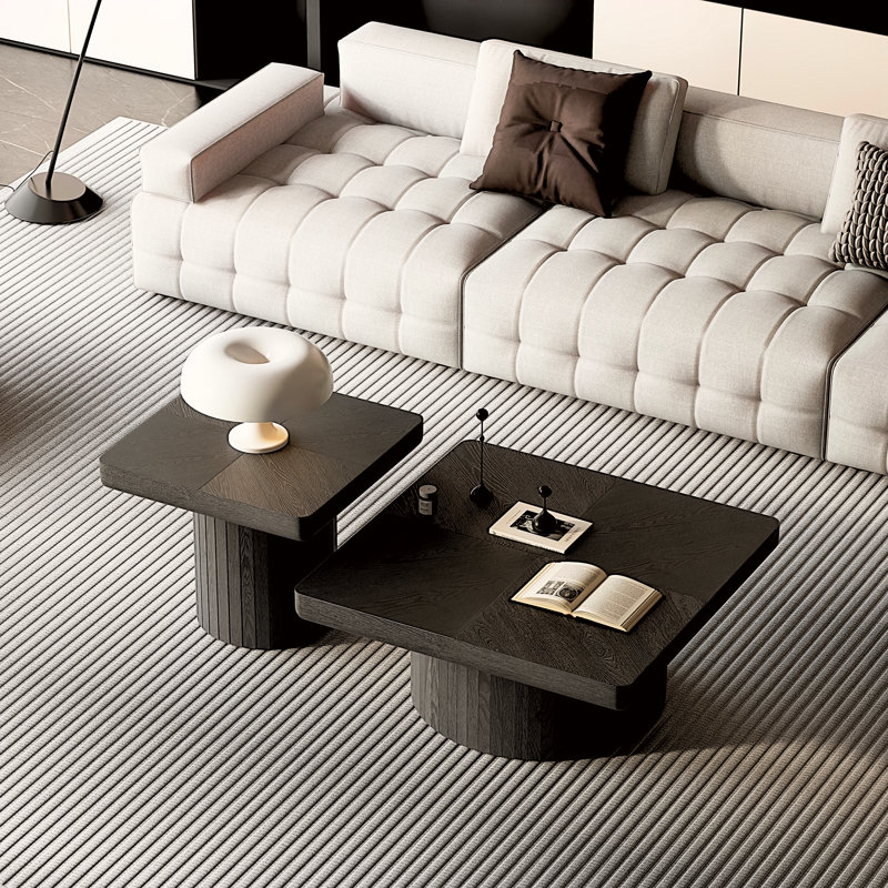 Ensemble de tables basses Modern Modern, Noir