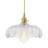 Elegant 10" Single-Light Scalloped Petal Glass Pendant-1001525543
