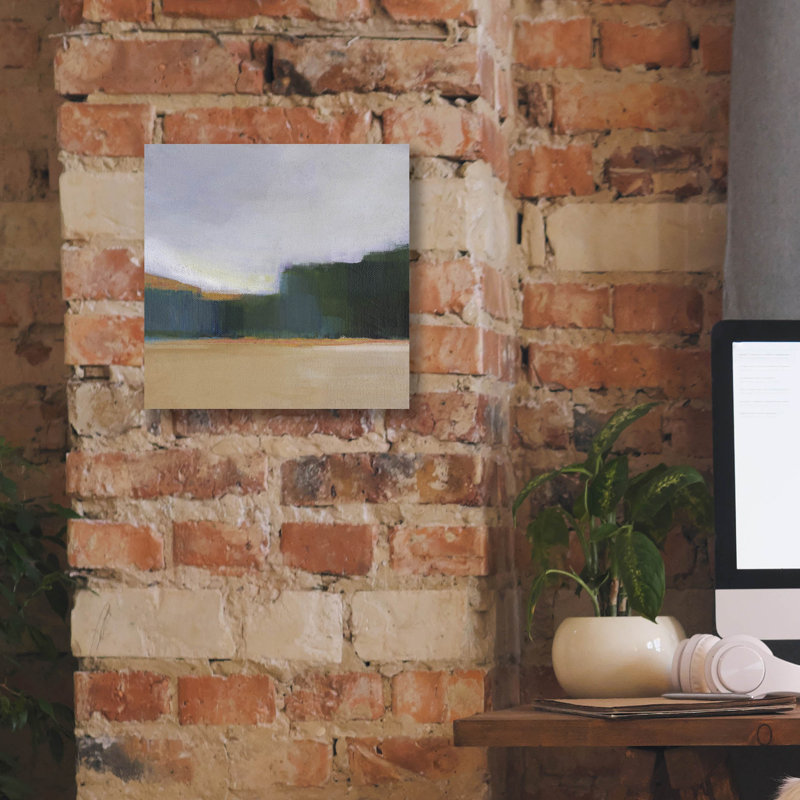  «Solitude 2» par Brittany Evans, art mural sur toile, 12 po x 12 po