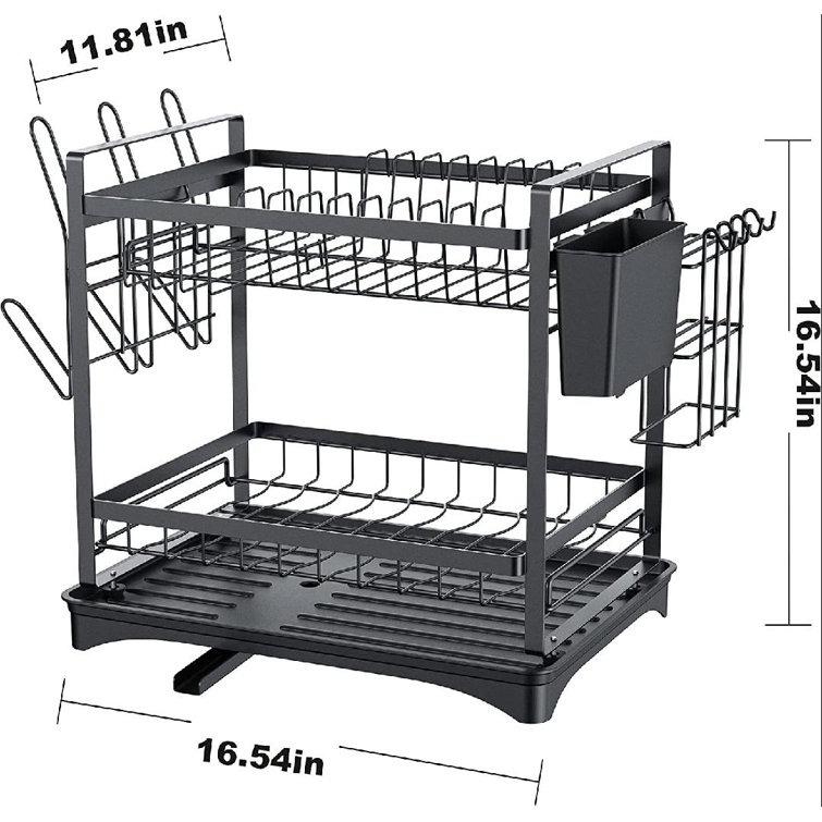 qxttech Rustproof Stainless Steel Dish Rack & Reviews