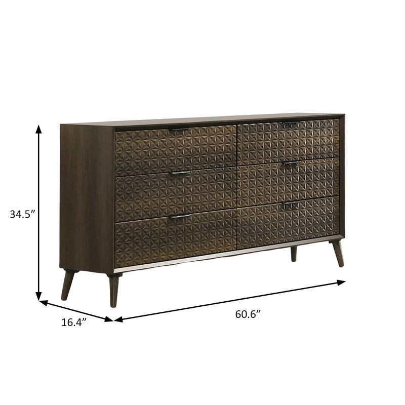 Commode Chalfont, brun foncé