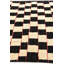 Tapis noir et blanc 5x8 Pham